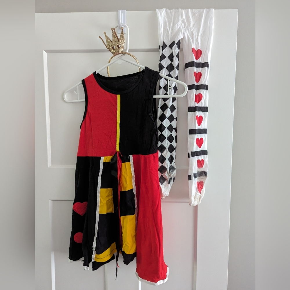 Queen of Hearts costume child size 8